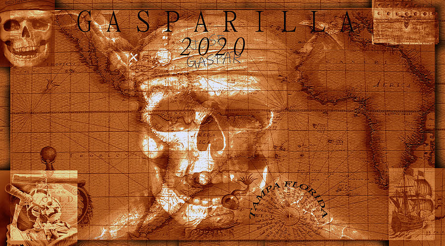 Gasparilla 2020 Mixed Media by David Lee Thompson