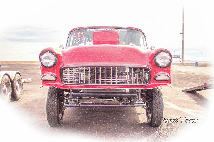 Gasser front Drawing by Darrell Foster