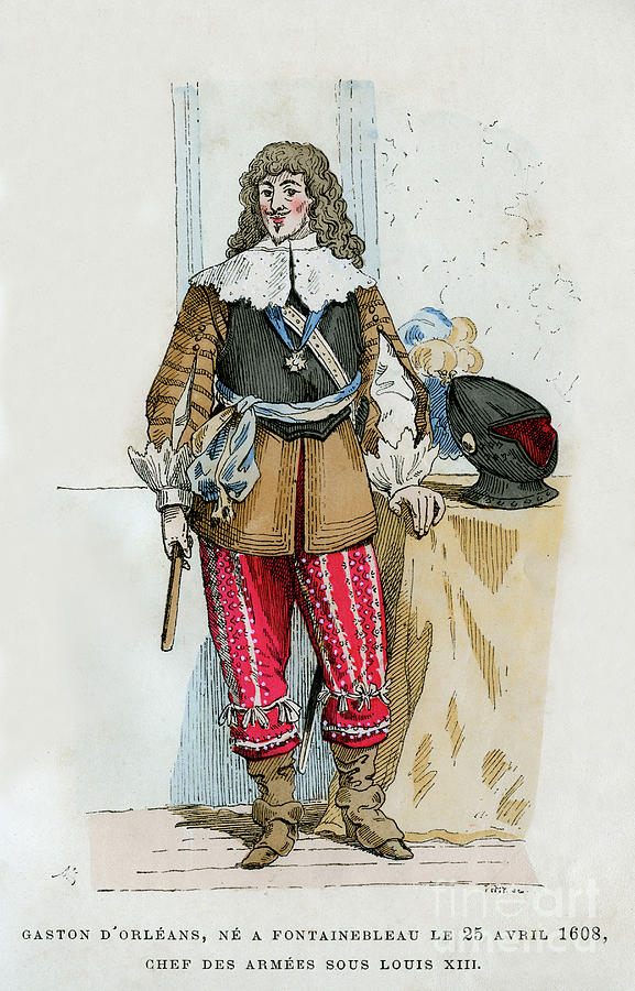 Gaston, Duc Dorleans, Commander Drawing by Print Collector