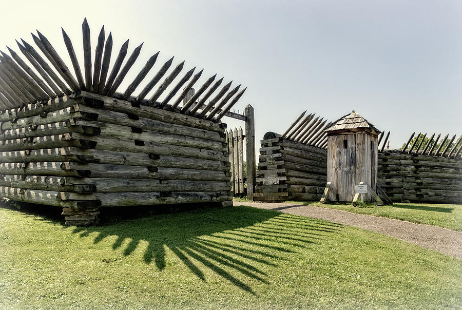 Gate to Main Fort at Fort Ligonier Photograph by Carolyn Derstine