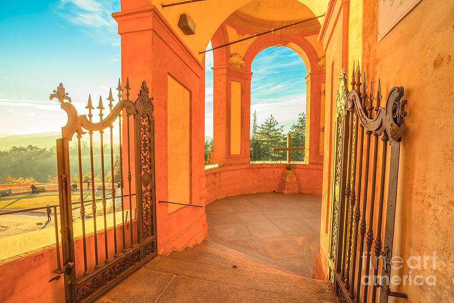 Gate to San Luca Photograph by Benny Marty