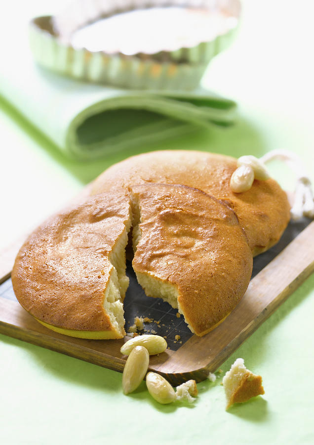 Gateau Aux Amandes Et Noisettes Almond And Hazelnut Cakes Photograph By