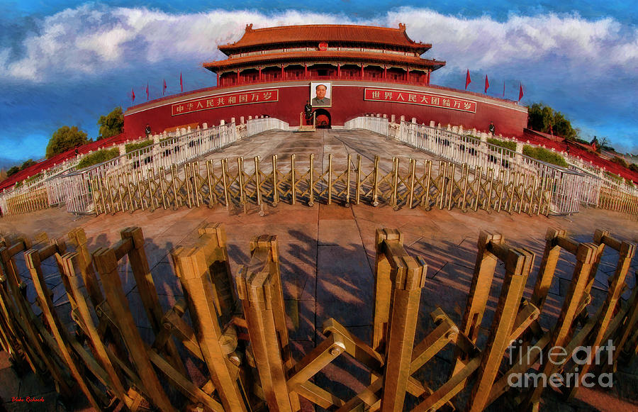 Gates Around Outer Court Of The Forbidden City Photograph by Blake Richards