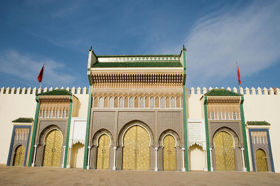 Gates Of Dar El-makhzen, Low Angle View Photograph by Martin Child