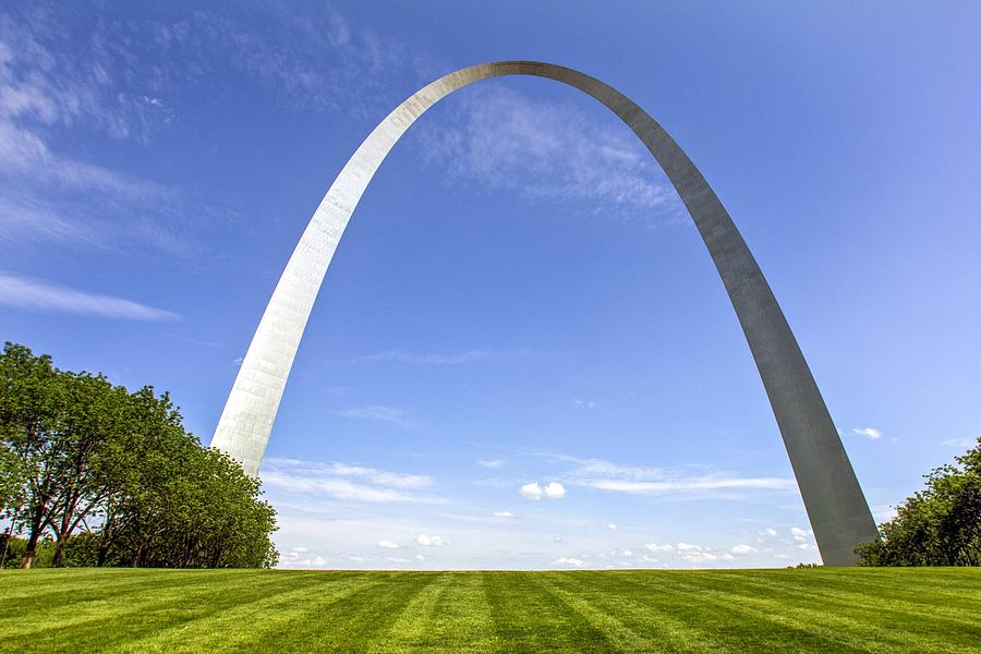 Gateway Arch In St Louis Photograph by Photo File | Fine Art America