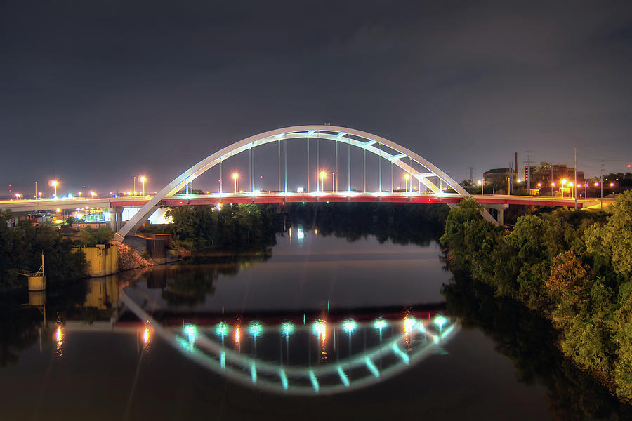 Gateway Bridge In Nashville Photograph by Todd Landry Photography
