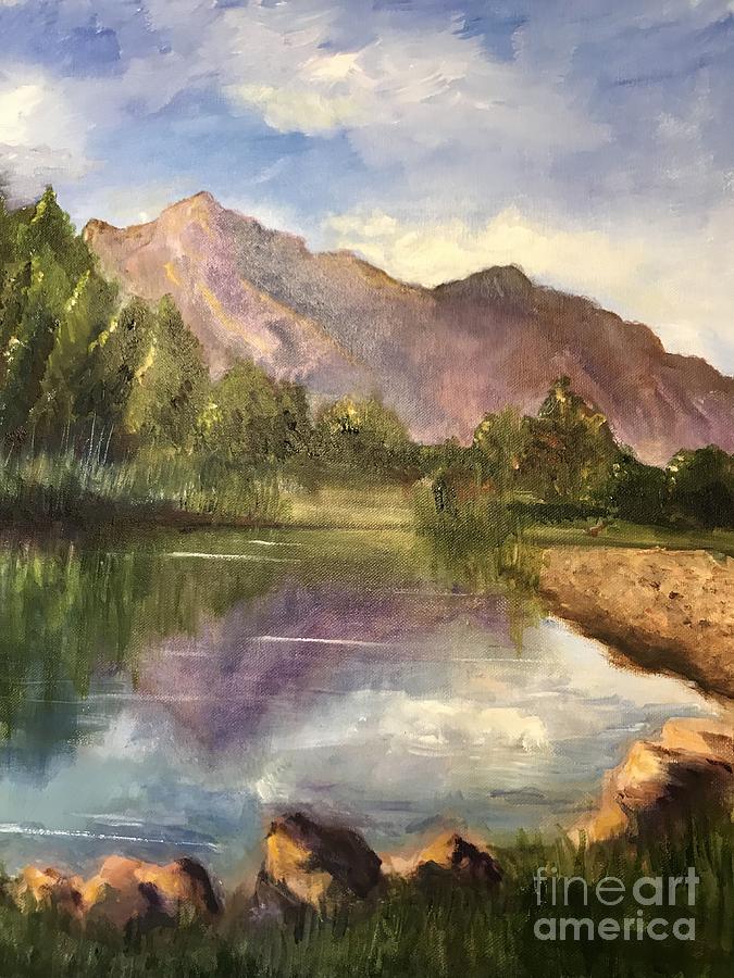 Gateway Canyon Colorado Painting by Nancy Anton
