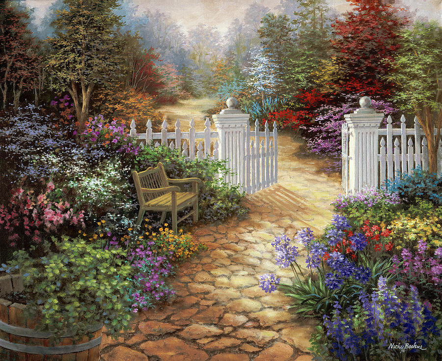 Gateway To Enchantment Painting by Nicky Boehme - Fine Art America