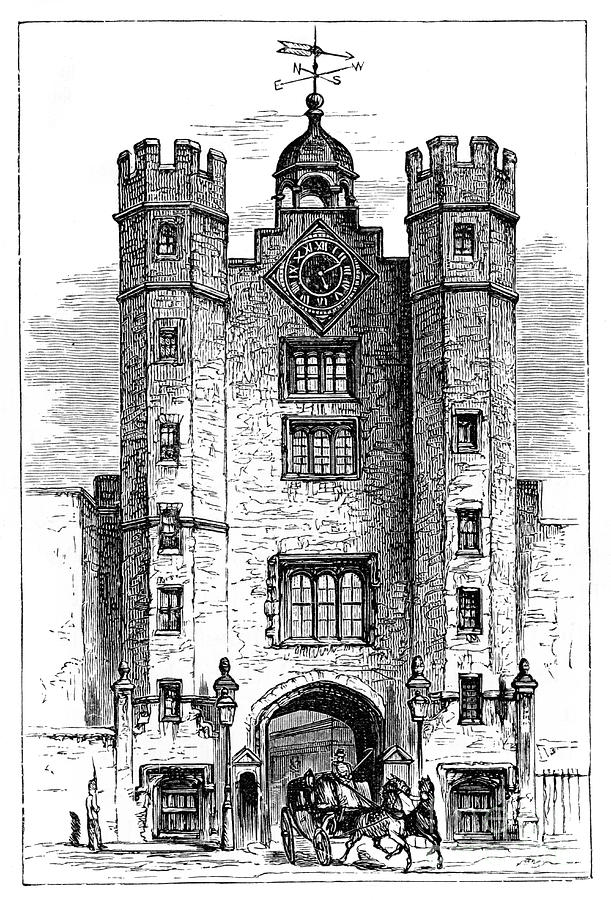 Gateway To St Jamess Palace, London by Print Collector