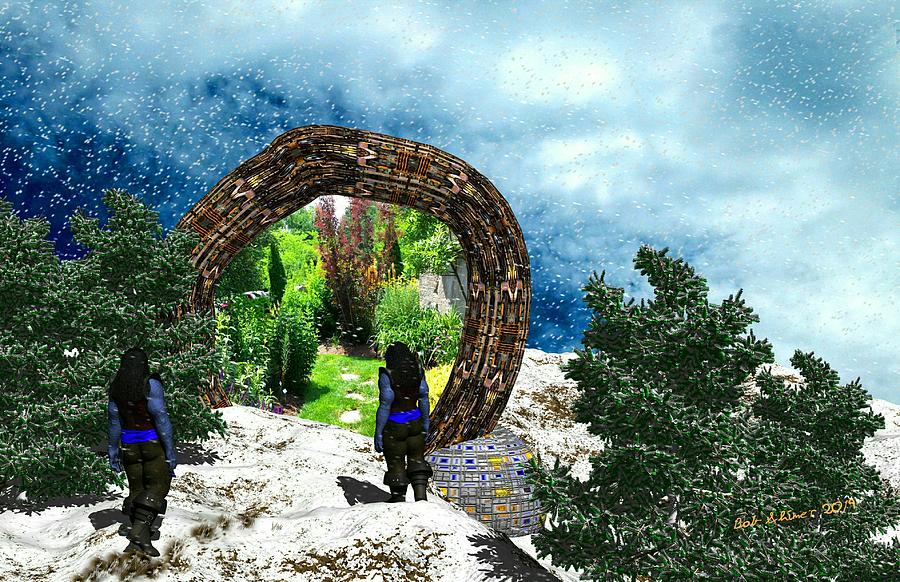 Scifi Digital Art - Gateway To Summer by Bob Shimer Scifi Digital Art - Gateway To Summer by Bob Shimer