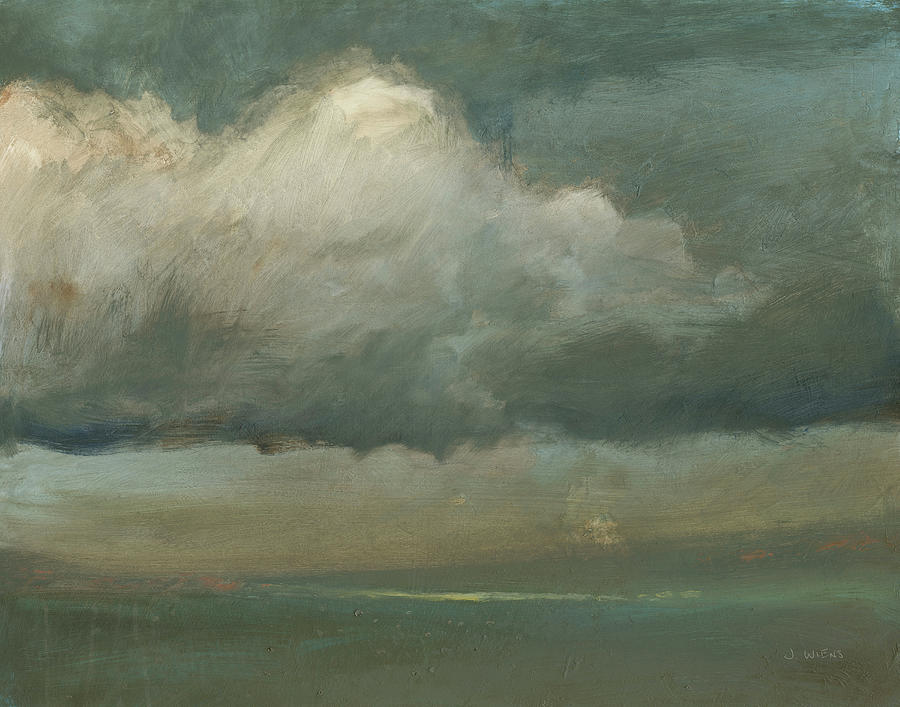 Mountain Painting - Gathering Storm by James Wiens