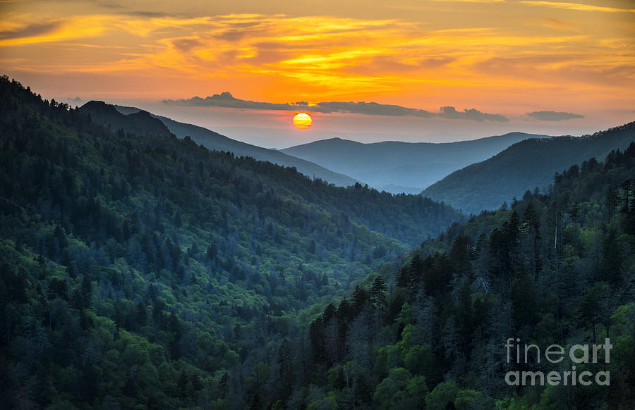 Landscape Photography Photograph - Gatlinburg Tn Great Smoky Mountains by Dave Allen Photography Landscape Photography Photograph - Gatlinburg Tn Great Smoky Mountains by Dave Allen Photography