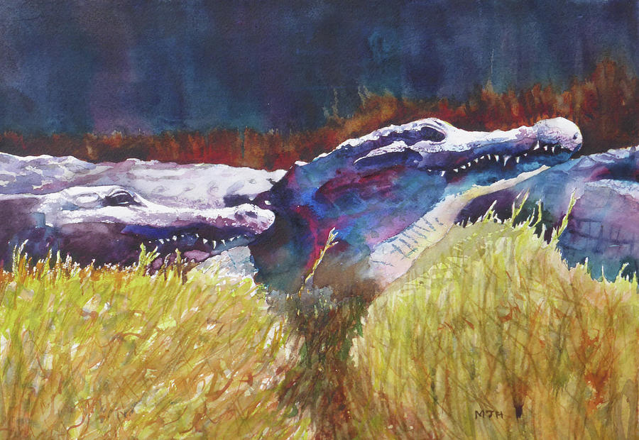 Gators Painting by Melanie Harman