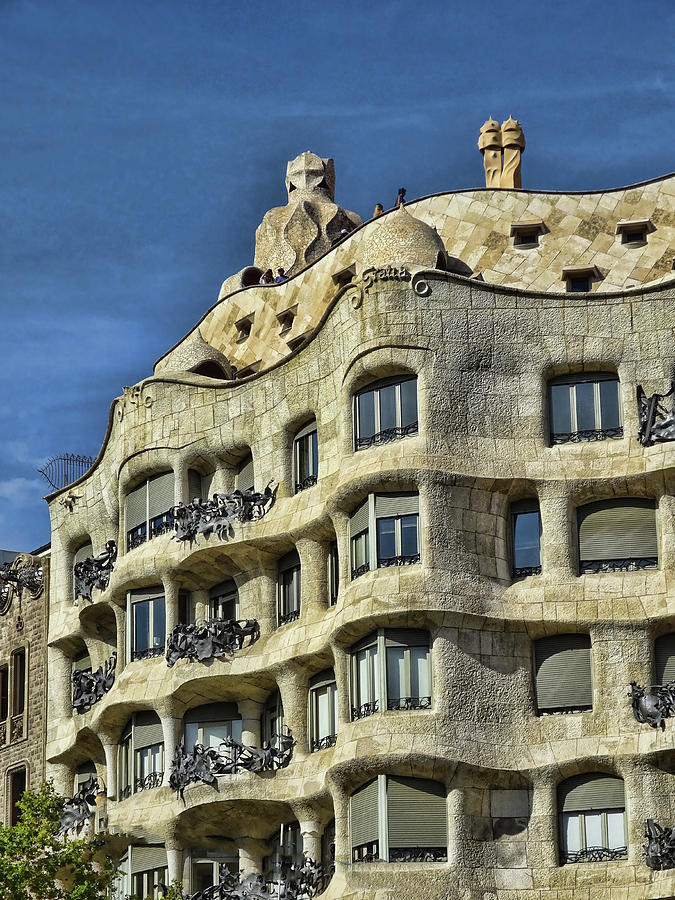 Gaudis Casa Mila - Barcelona Photograph