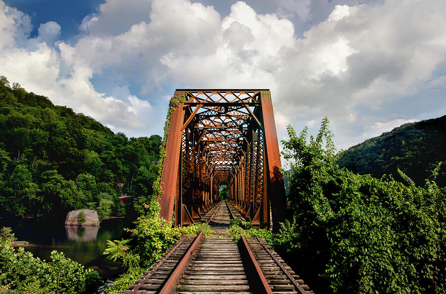 Gauley River Trestle Bridge Photograph by Norma Brandsberg - Pixels