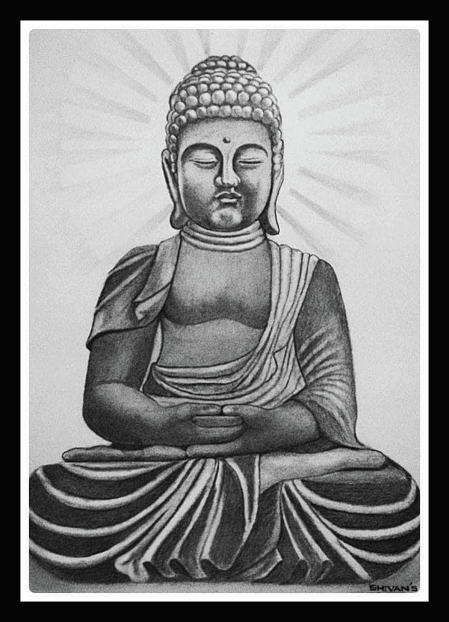Gautam Buddha #gautambuddha... - ISHA JAIN - Sketch | Facebook