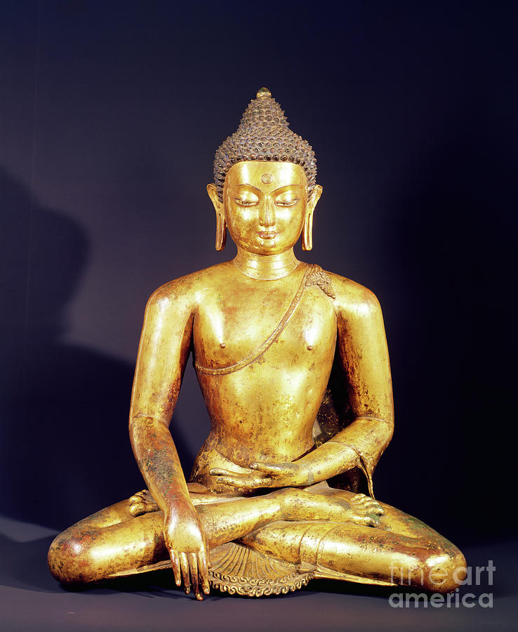 Gautama the Buddha Sculpture by Nepalese School