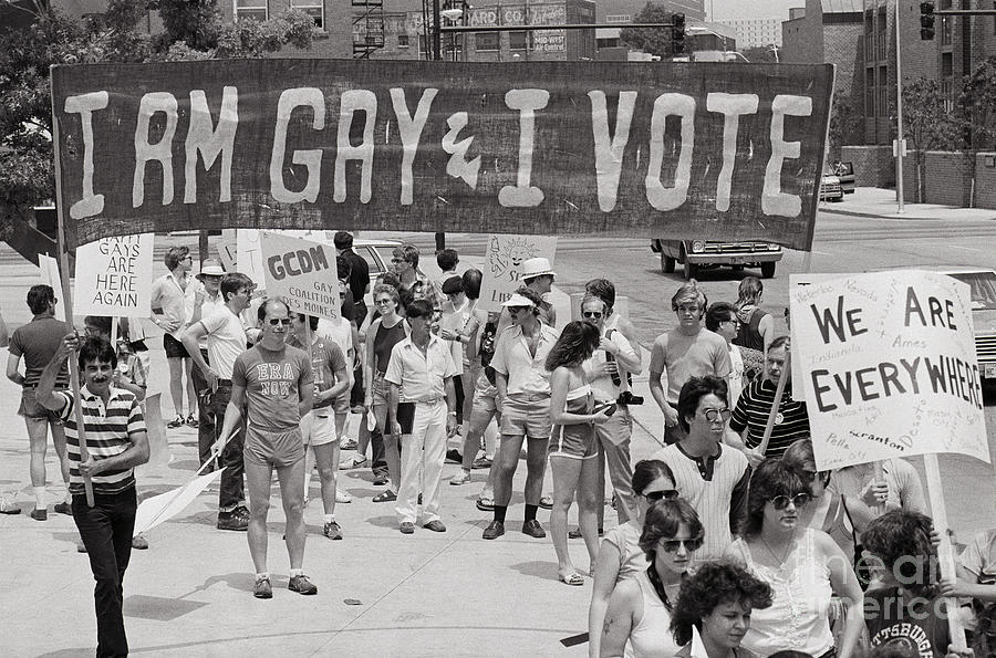 Gay And Lesbian Pride Parade Photograph by Bettmann