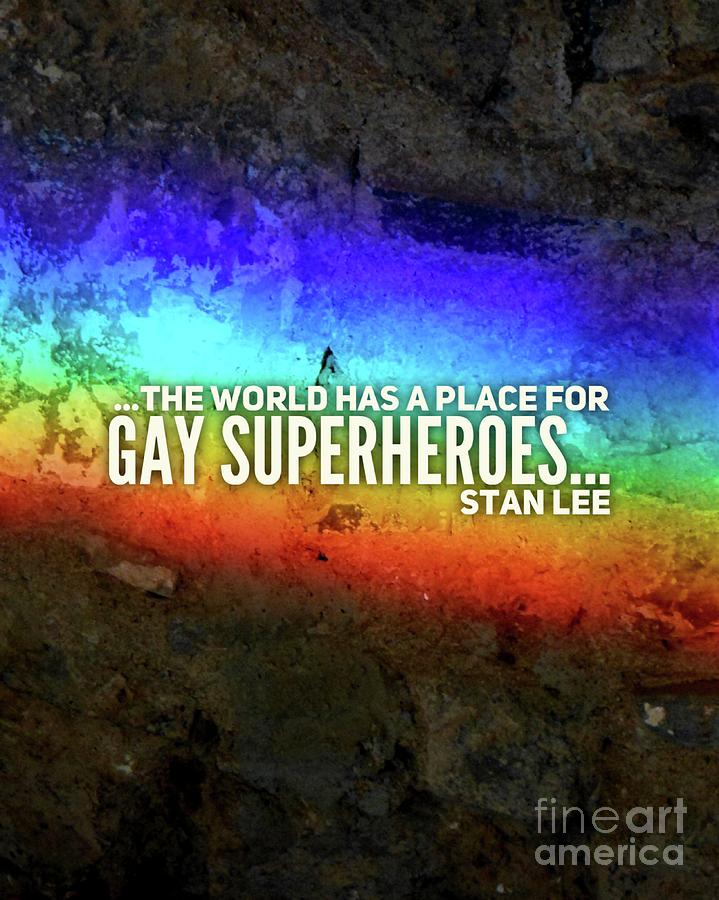Gay Superheroes Digital Art