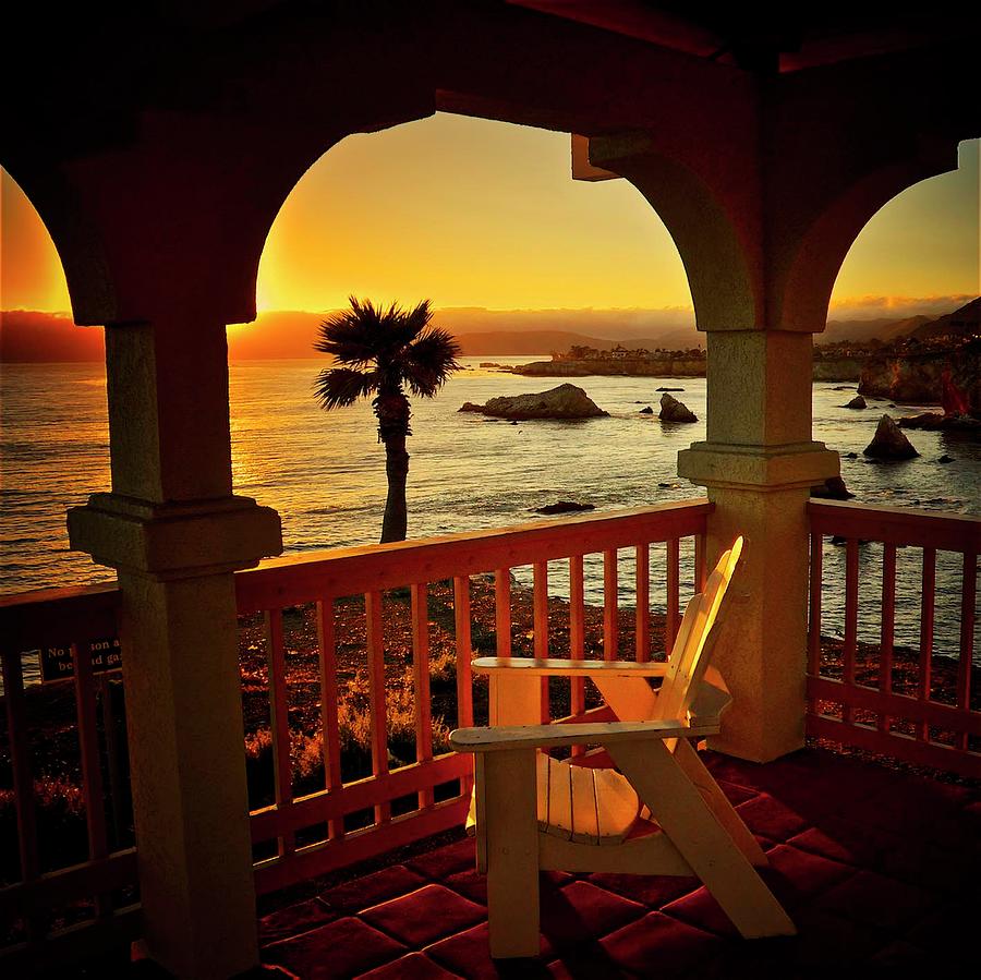 Gazebo View of Central California Coast by Flying Z Photography by Zayne Diamond Gazebo View of Central California Coast by Flying Z Photography by Zayne Diamond