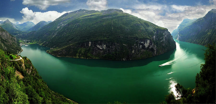 Geiranger Fjord Norway Photograph by Anna Gett Photography