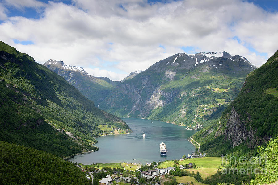 Nature Photograph - Geiranger fjord view by IPics Photography