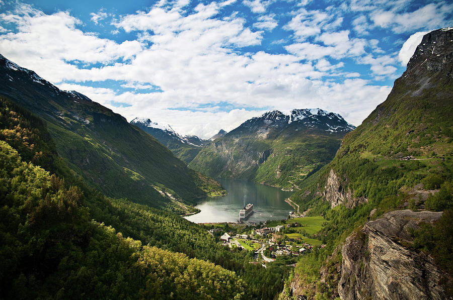 Geirangerfjord, Norway Photograph by Ferrantraite