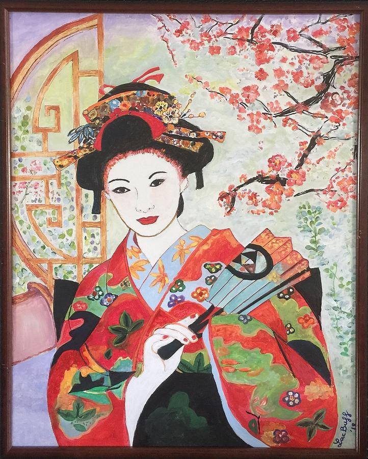Geisha, 16x20, acrylic, 2018 Painting by Lac Buffamonti - Fine Art America