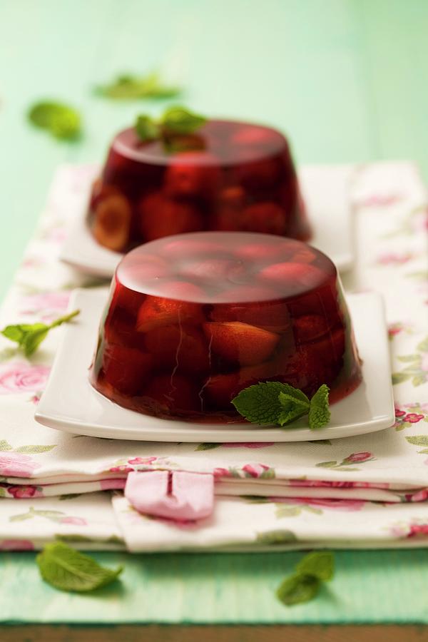 Gelatina Di Ciliegie cherry Jelly, Italy Photograph by Blueberrystudio
