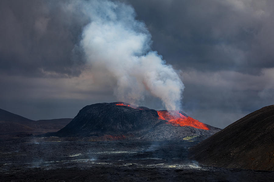 Geldingadalir Volcano In Iceland Photograph by Dennis Zhang - Pixels