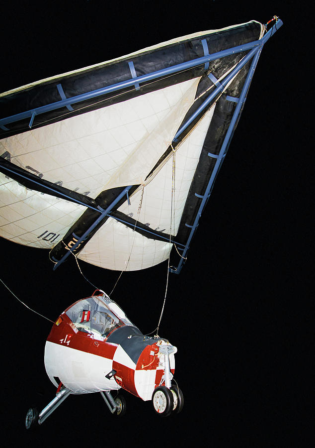 1960s Photograph - Gemini Ttv-1 Paraglider by Millard H. Sharp 1960s Photograph - Gemini Ttv-1 Paraglider by Millard H. Sharp