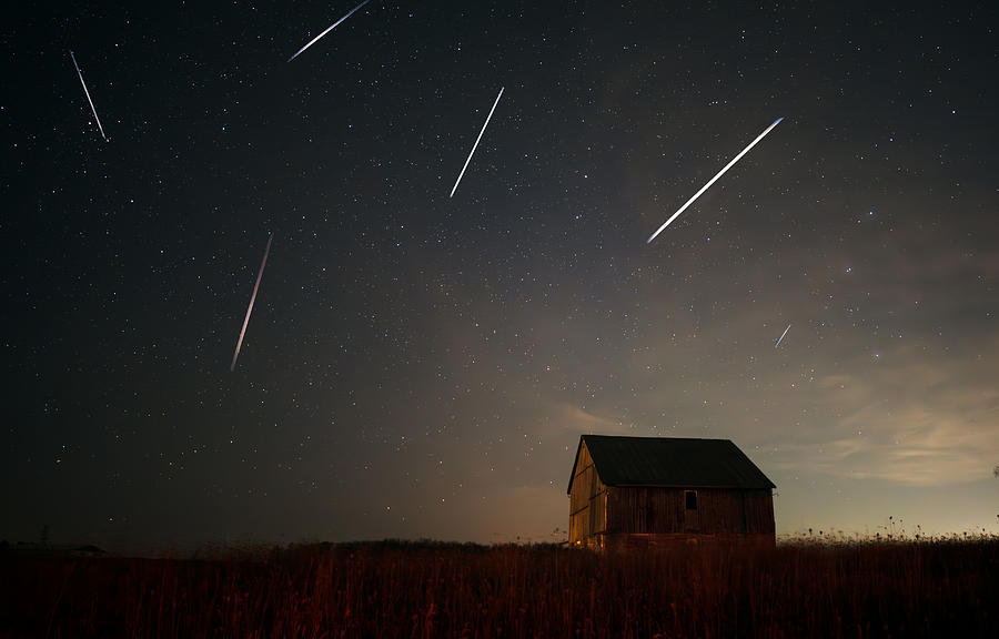 Geminid Meteor Shower Photograph by Raghuvamsh Chavali