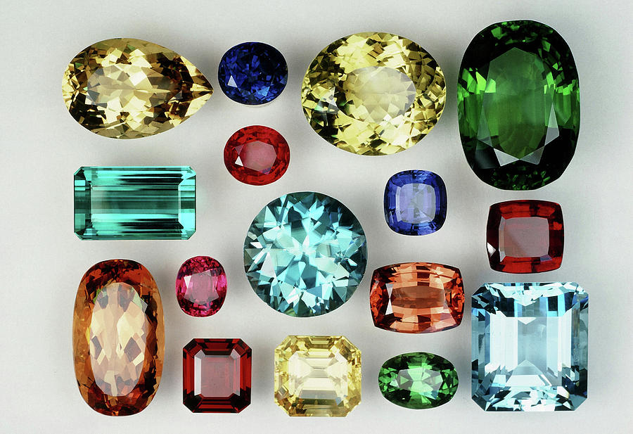 Gemstone Collection Photograph by Joel E. Arem