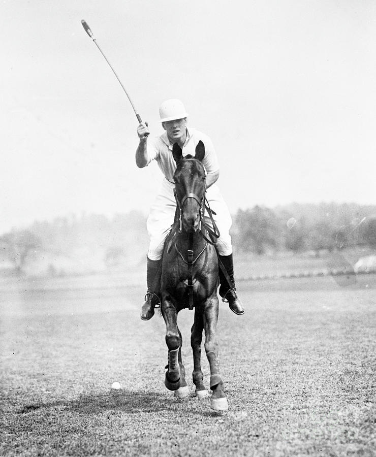 Gene Tunney Playing Polo Photograph by The Stanley Weston Archive