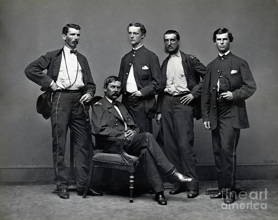 General Alfred Pleasonton And Staff Photograph by Bettmann