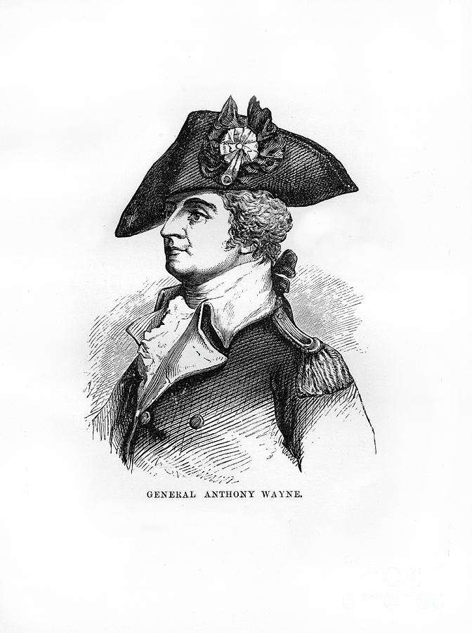 General Anthony Wayne, United States Drawing by Print Collector
