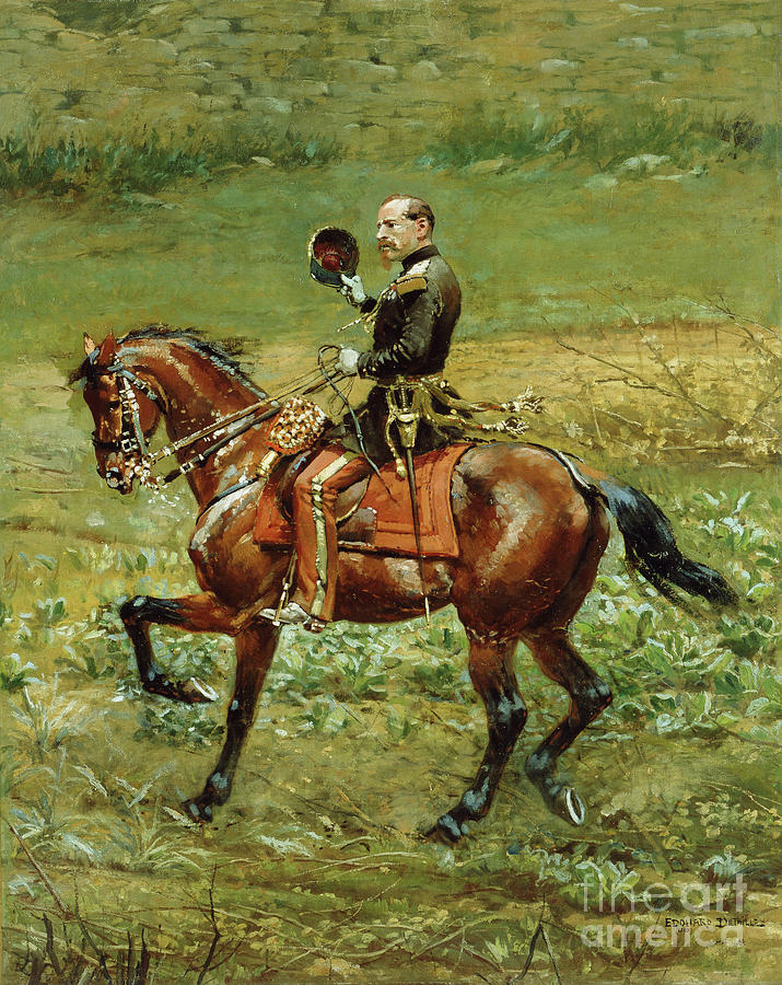 General Bourbaki, 1883 And 1908 Painting by Jean-baptiste Edouard ...