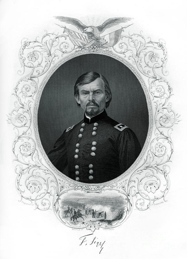 General Franz Sigel, Union General Drawing by Print Collector