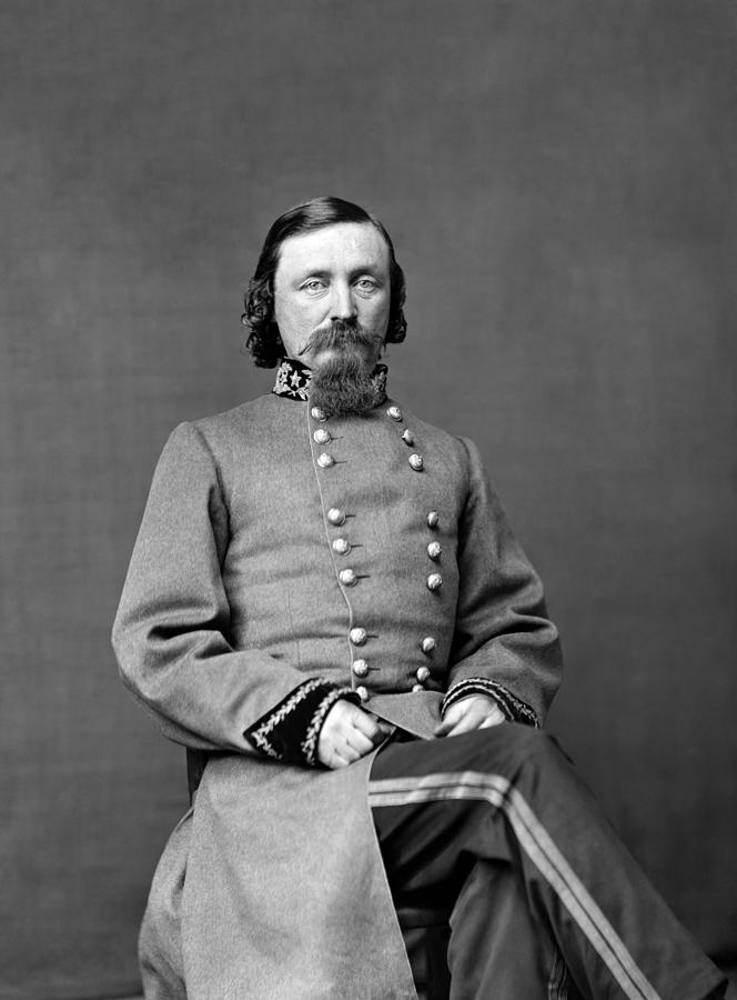 General George Pickett Portrait  Photograph by War Is Hell Store