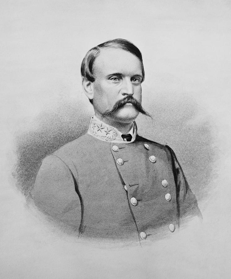 General John Breckinridge Portrait - Civil War Drawing by War Is Hell Store