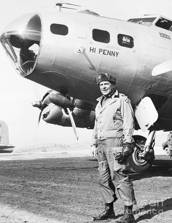 General Ridgway And His Plane Photograph by Bettmann