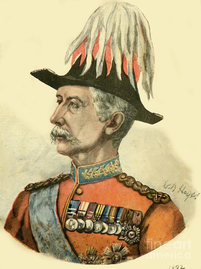 General Right Hon. Viscount Wolseley Drawing by Print Collector