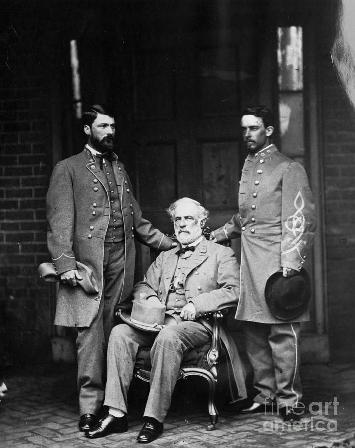 General Robert E. Lee On Porch Photograph by Bettmann