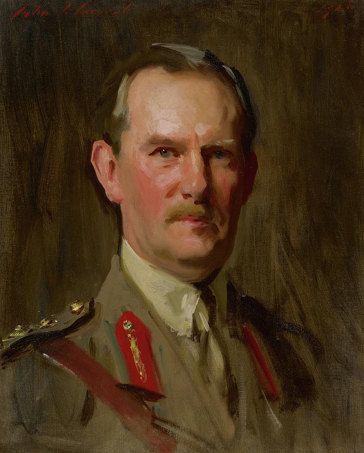 General Sir John Cowans Painting by John Singer Sargent General Sir John Cowans Painting by John Singer Sargent