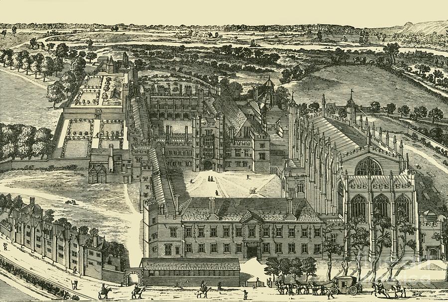 General View Of Eton College Drawing by Print Collector