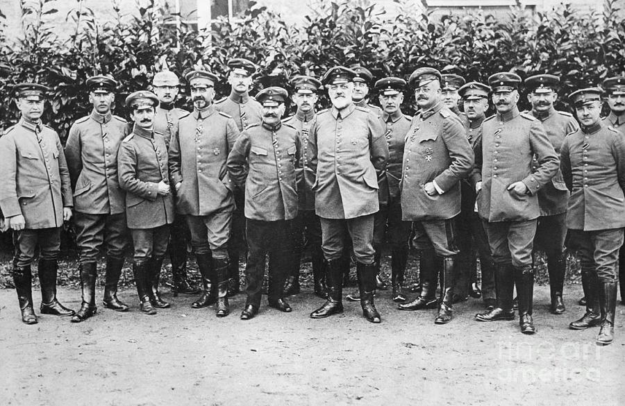 General Von Heeringen And His Staff Photograph by Bettmann