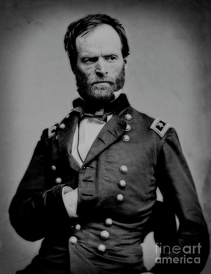 General William Sherman - United States Secretary of War  Photograph by Doc Braham