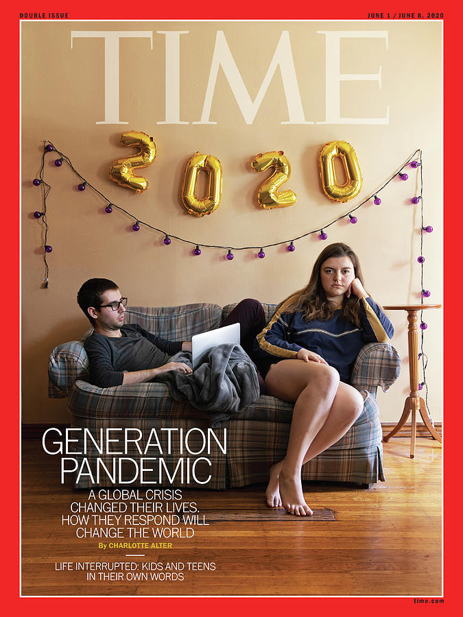Generation Pandemic Time Cover Photograph by Photograph by Hannah Beier for TIME