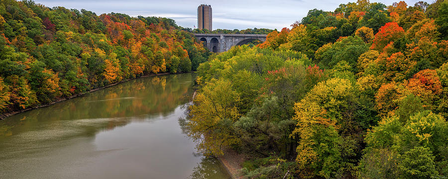 Genesee River Gorge Rochester Ny Photograph by Mark Papke