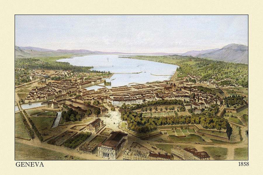 Geneva 1858 Photograph by Andrew Fare